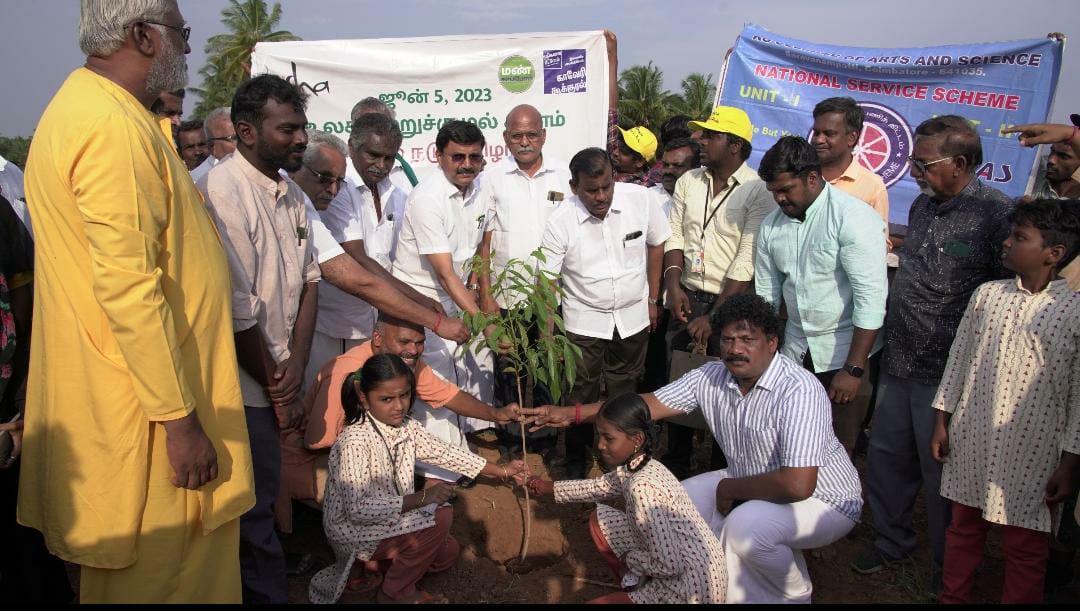 தமிழகம் முழுவதும் 1.1 கோடி மரங்களை நடக் காவேரி கூக்குரல் இயக்கம் இலக்கு