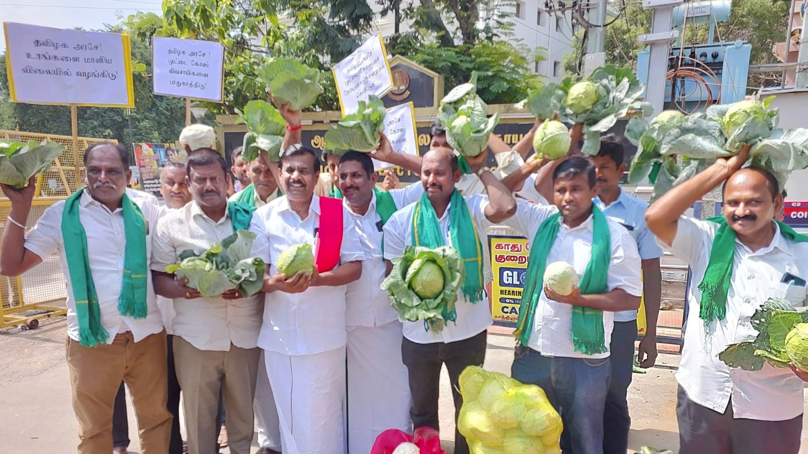 முட்டை கோஸ் விவசாயத்தை தமிழக அரசு பாதுகாக்க வேண்டும்- தமிழ்நாடு விவசாயிகள் சங்கம் கோரிக்கை...