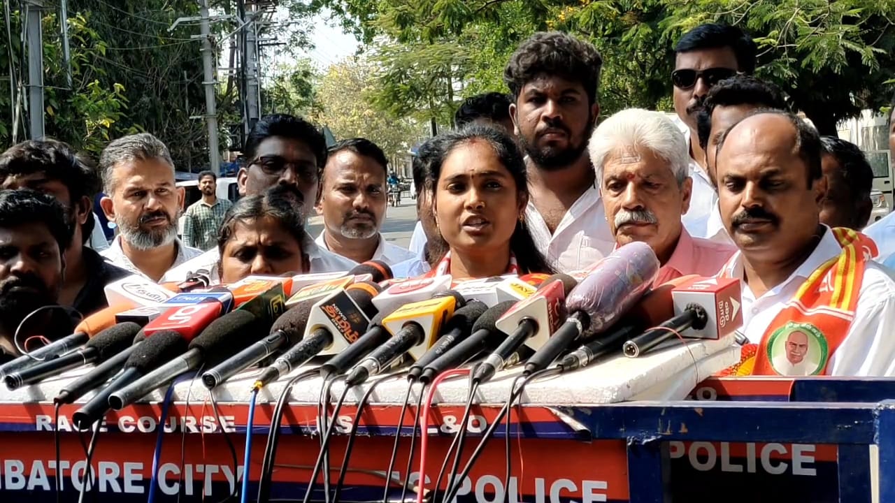 கோவையில் மக்களுக்கு ஏற்பட்ட பிரச்சனைக்கு போலீசார் தான் காரணம் - நா.த.க., வேட்பாளர் கலாமணி ஆவேசம்!