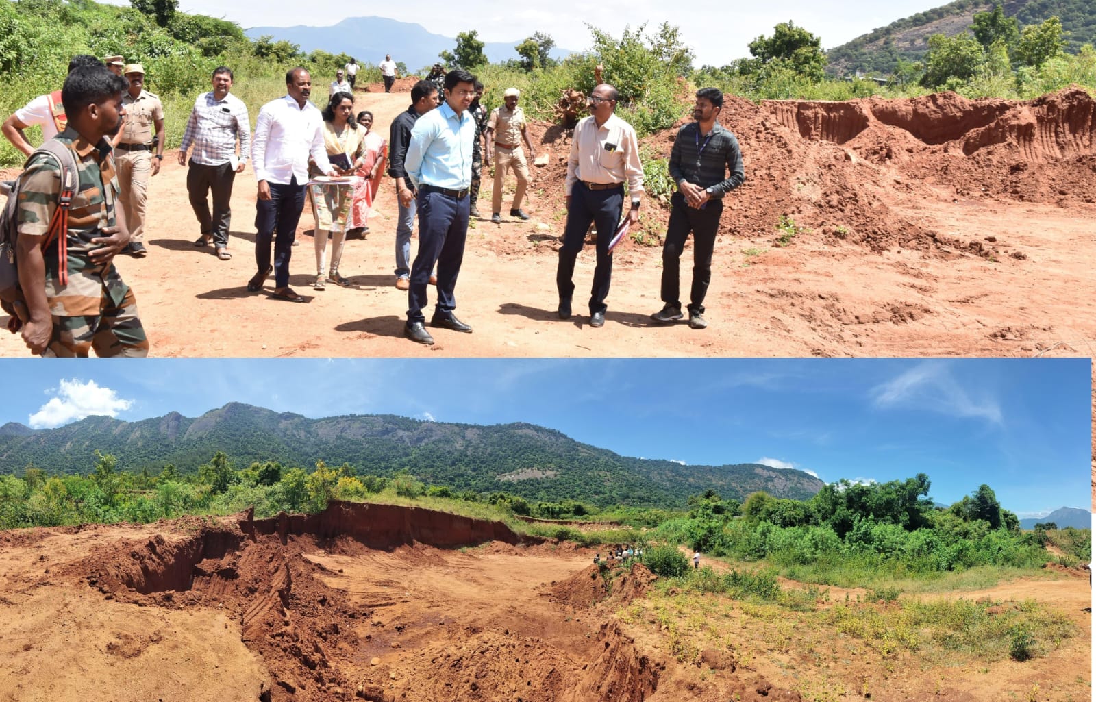 கோவையில் மண் கடத்தல் விவகாரம்- கள ஆய்வு செய்த மாவட்ட ஆட்சியர்...