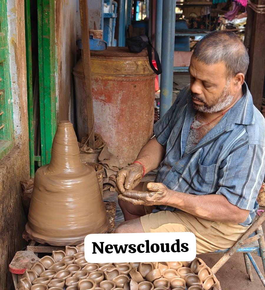 நம் வீடுகளை ஜொலிக்க வைக்க தொழிலாளர்கள் மும்முரம்!